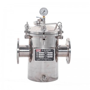 Stainless steel basket filter strainer, hair collector for water treatment